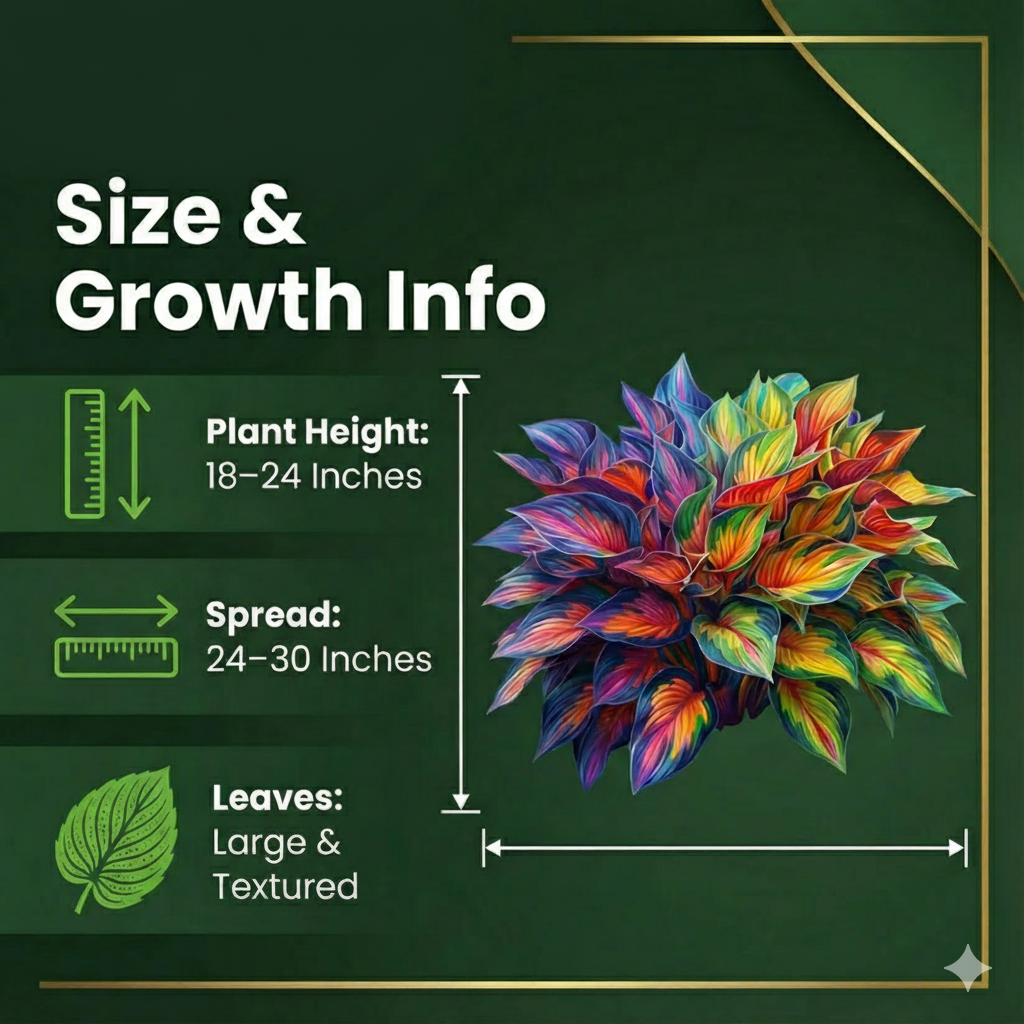 Royal Leaf Hosta Seeds + FREE Plant Supplement