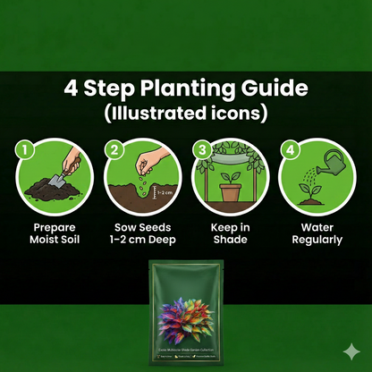 Royal Leaf Hosta Seeds + FREE Plant Supplement