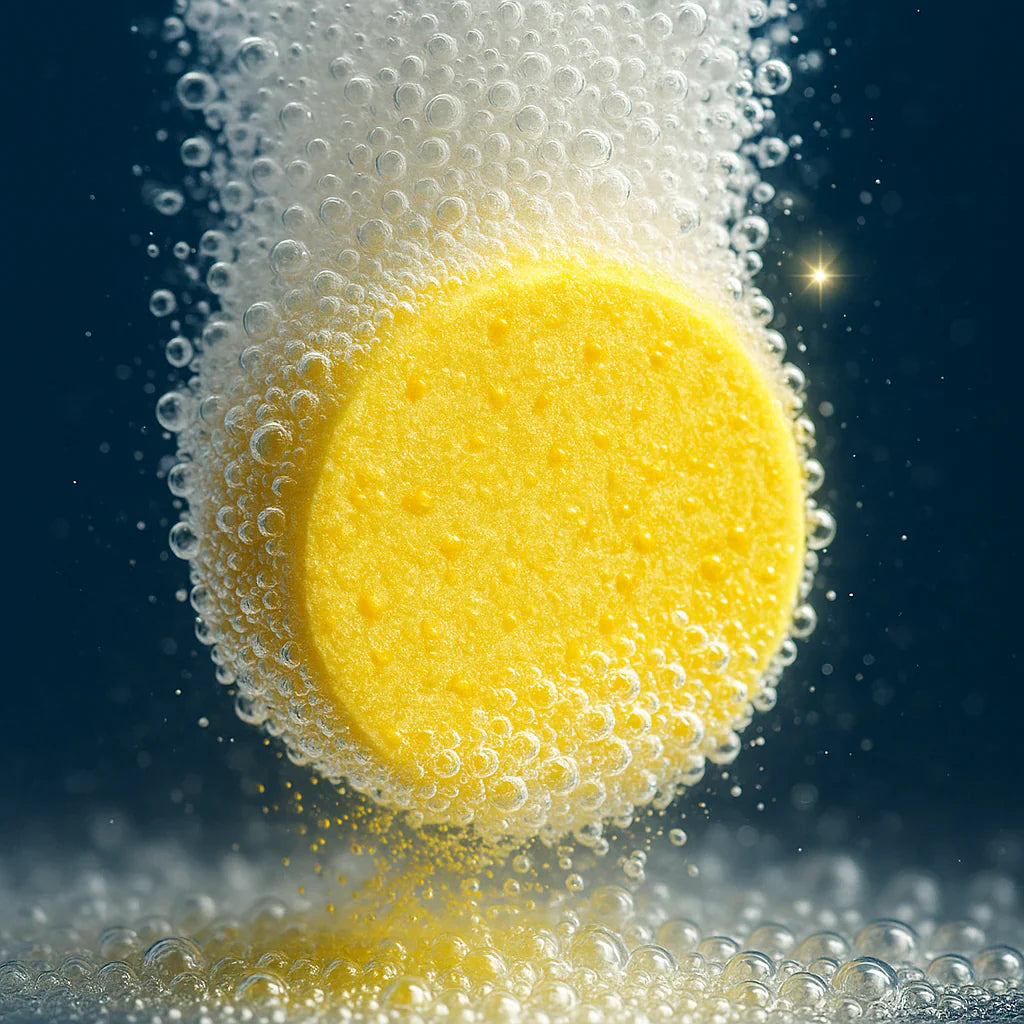 ✨Lemon Blast Yellow Bubble Tablets – Odor Eliminator + Blockage Remover🤩 (Buy 12 Get 12 FREE)