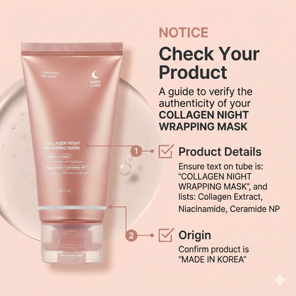 Collagen Night Wrapping Mask – Overnight Glow Care | Pack of 2