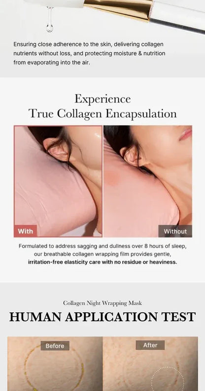 Collagen Night Wrapping Mask – Overnight Glow Care | Pack of 2